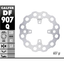 Disco freno Galfer DF907Q