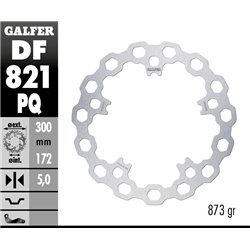 Disco freno Galfer DF821PQ