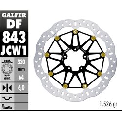 Disco freno Galfer DF843JCW1G03