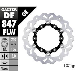 Disco freno Galfer DF847FLW