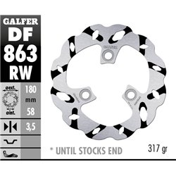 Disco freno Galfer DF863RW