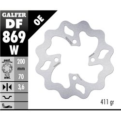 Disco freno Galfer DF869W