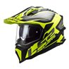 Casco LS2 MX701 EXPLORER HPFC Alter Matt Black HV Yellow