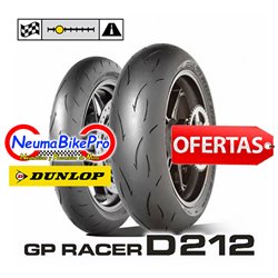 D212 GP RACER 120/70ZR17 M + 180/55ZR17 E