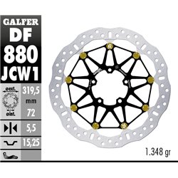 Disco freno Galfer DF880JCW1G03