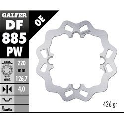 Disco freno Galfer DF885PW