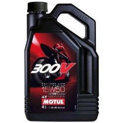 MOTUL 300V 15W50 4L  100% SINTETICO