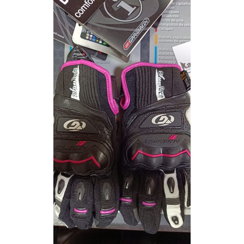 GUANTES SUNTECH LADY NE/FU XS