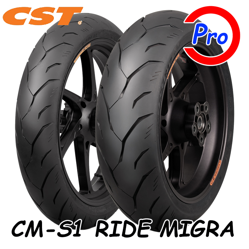 CST RIDE MIGRA CM-S3N 120/70ZR17 + 180/55ZR17