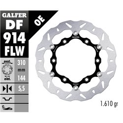 Disco freno Galfer DF914FLW