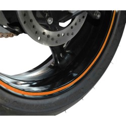 Adhesivo para llantas V PARTS 6m x 7mm NARANJA FLUOR