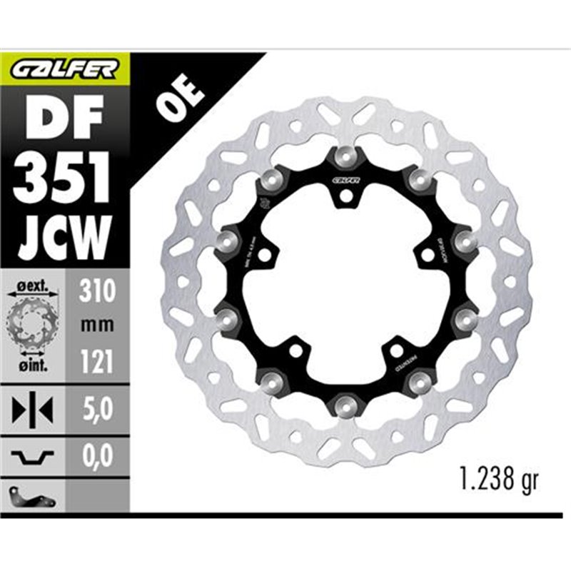 Disco freno Galfer DF351CW