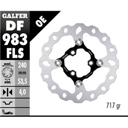 Disco freno Galfer DF983FLS