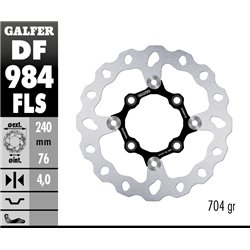 Disco freno Galfer DF984FLS