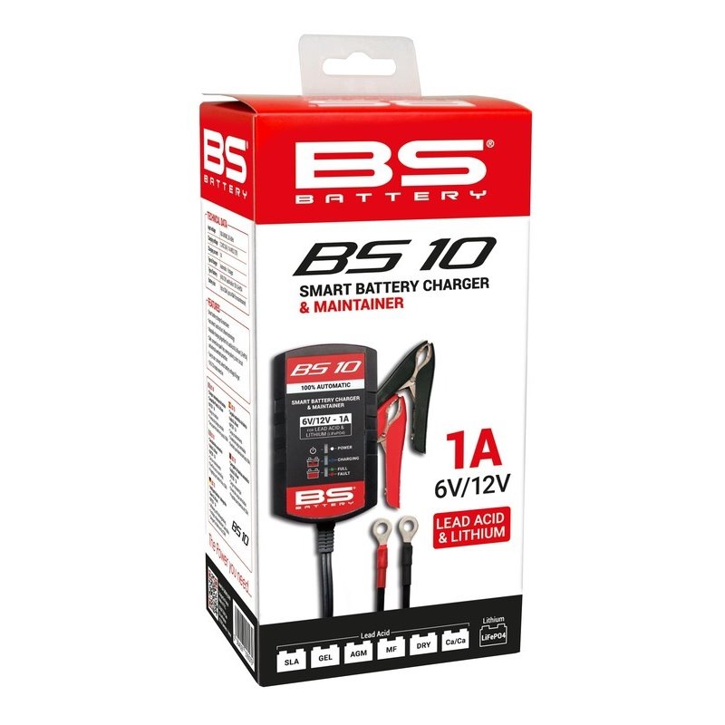 Cargador bateria inteligente BS BATTERY BS10 - 6/12V 1A