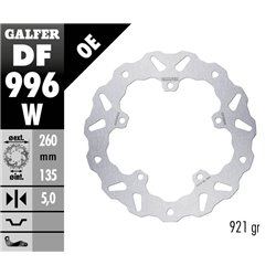 Disco freno Galfer DF996W