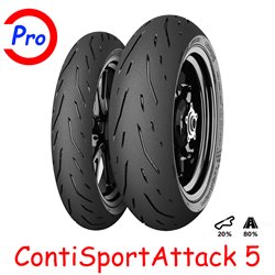 ContiSportAttack 5 120/70ZR17 58W + 180/55ZR17 73W