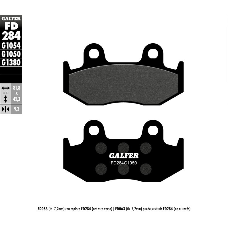 Pastillas freno Galfer FD284G1050