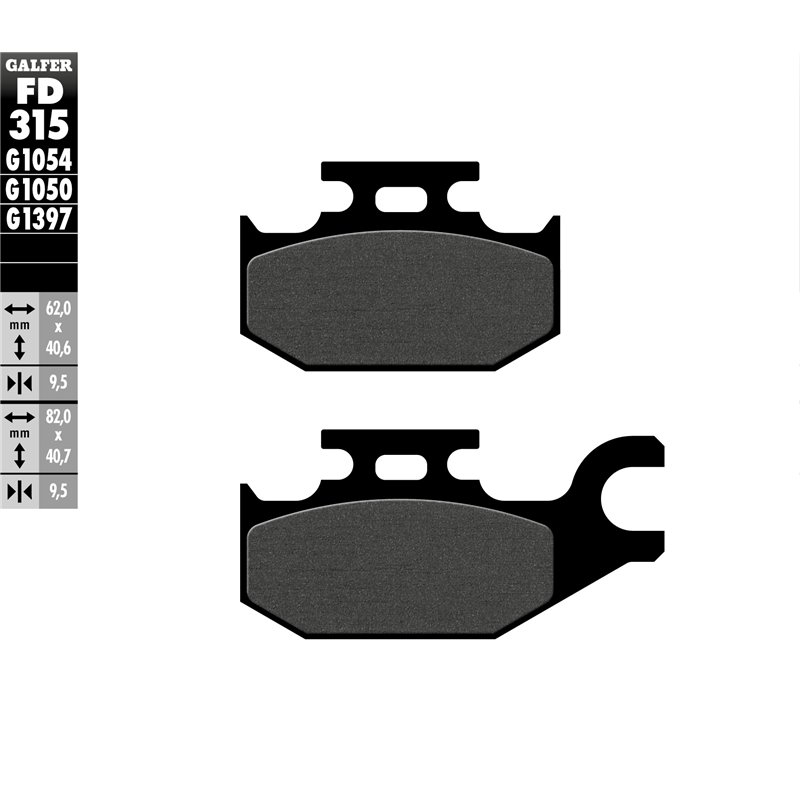 Pastillas freno Galfer FD315G1050