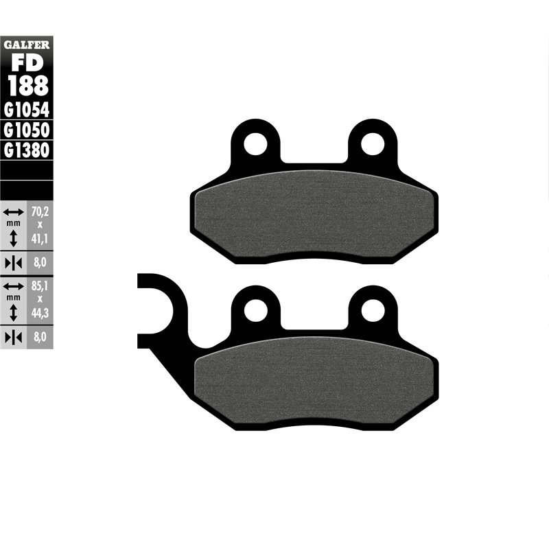 Pastillas freno Galfer FD188G1050