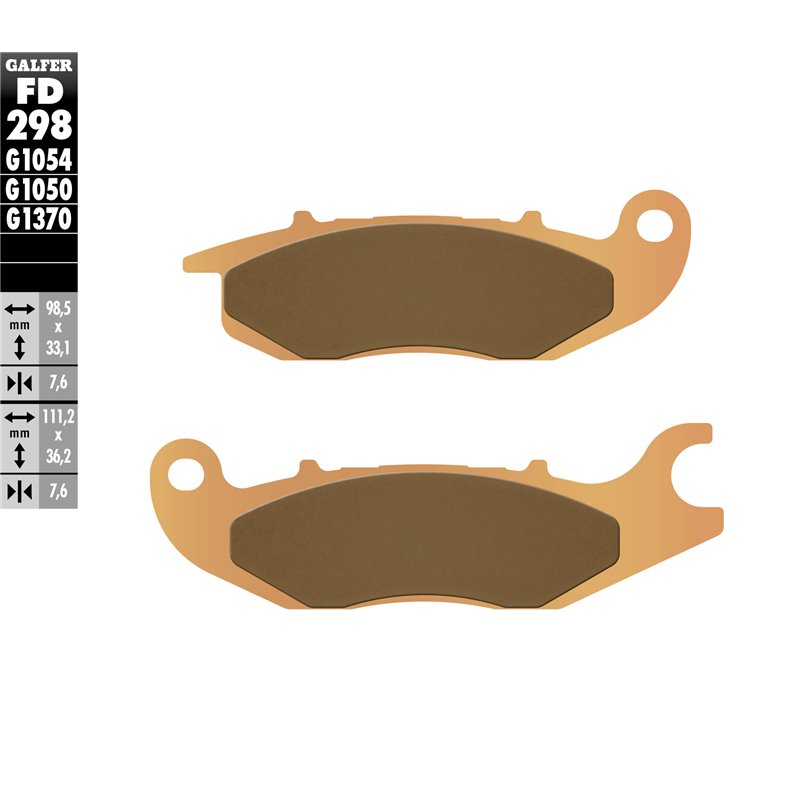 Pastillas freno Galfer FD298G1370