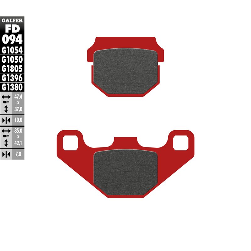 Pastillas freno Galfer FD094G1805