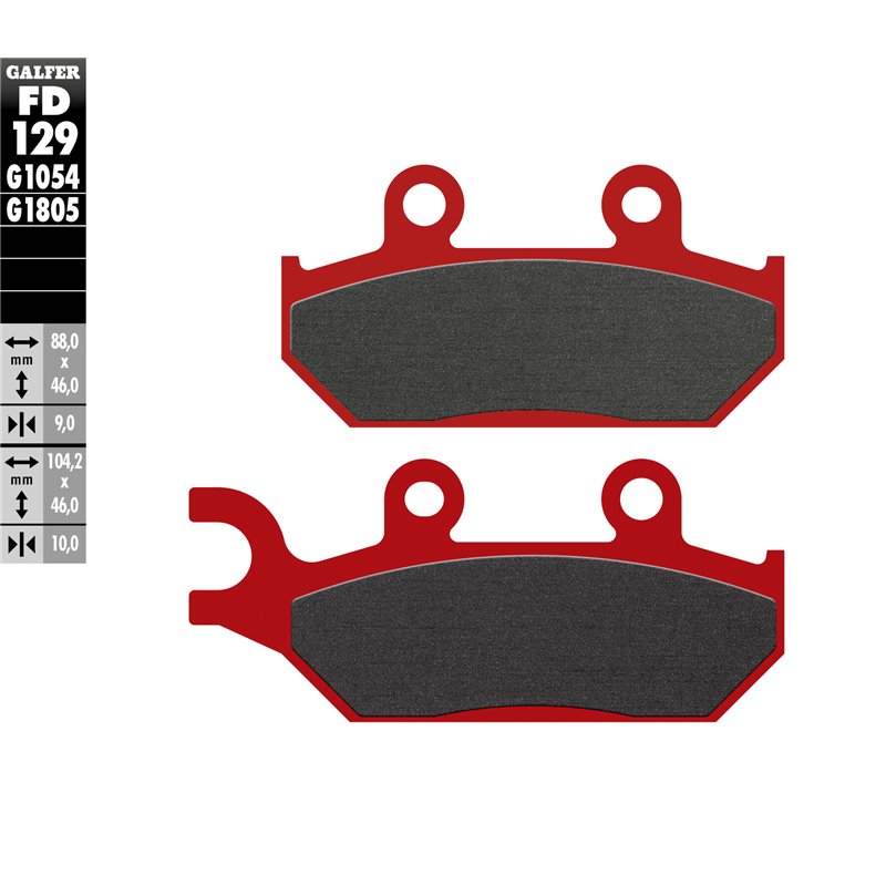 Pastillas freno Galfer FD129G1805