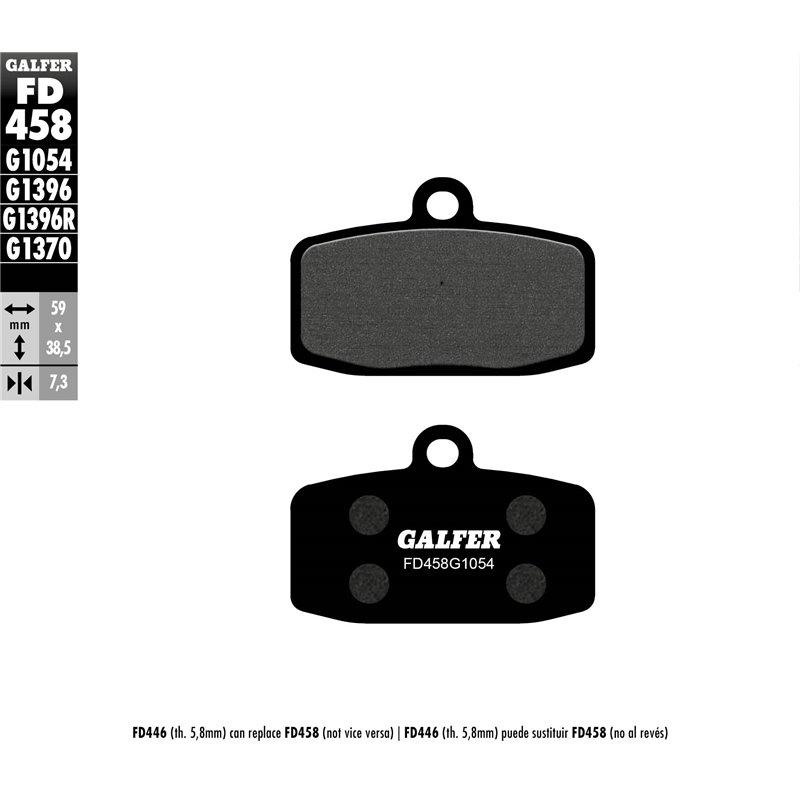 Pastillas freno Galfer FD458G1054