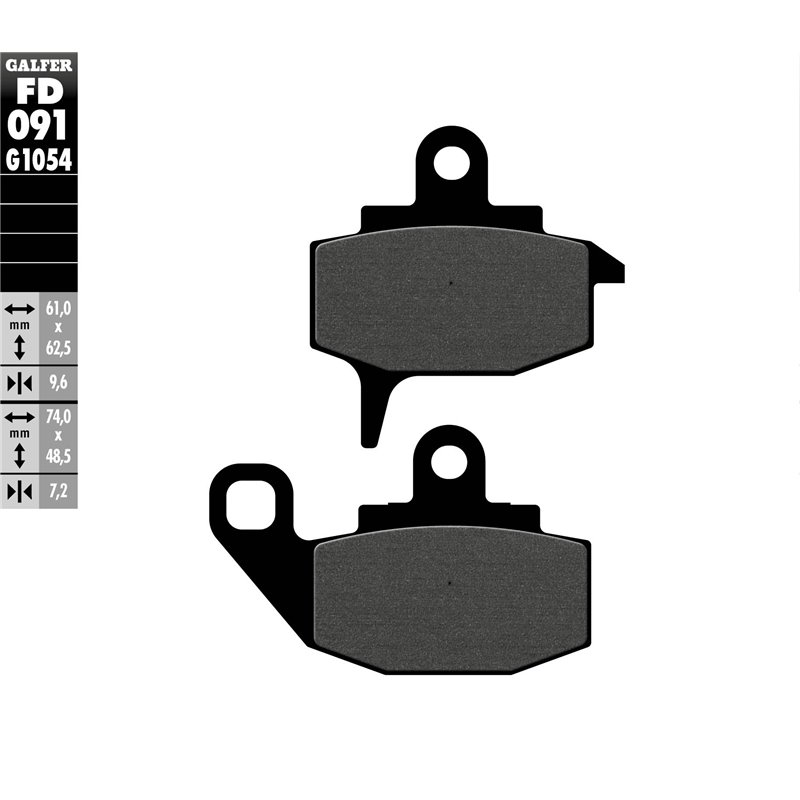 Pastillas freno Galfer FD091G1054