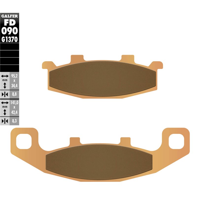 Pastillas freno Galfer FD090G1370