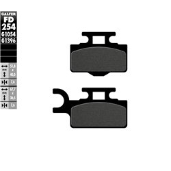 Pastillas freno Galfer FD254G1054