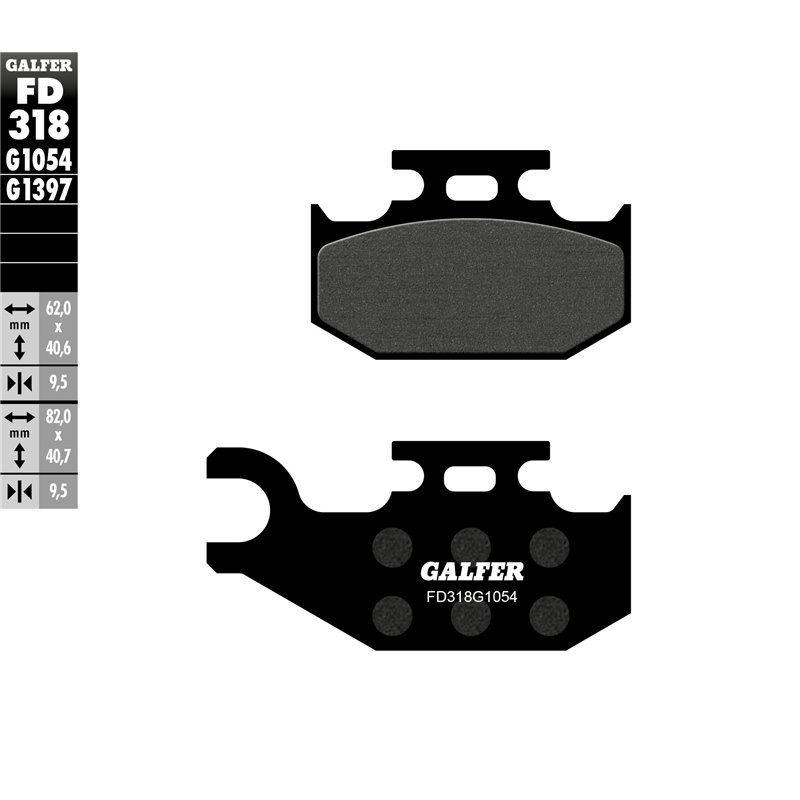 Pastillas freno Galfer FD318G1054