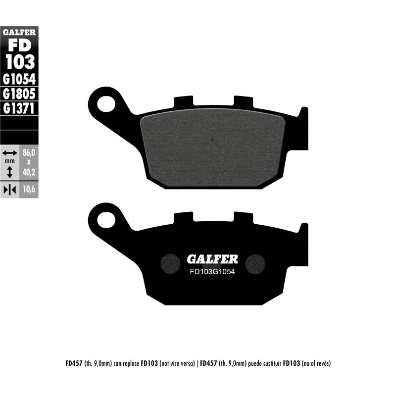 Pastillas freno Galfer FD103G1054