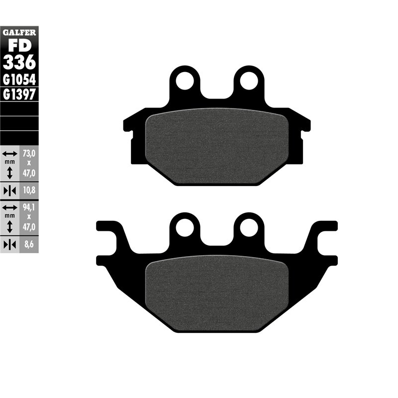 Pastillas freno Galfer FD336G1054