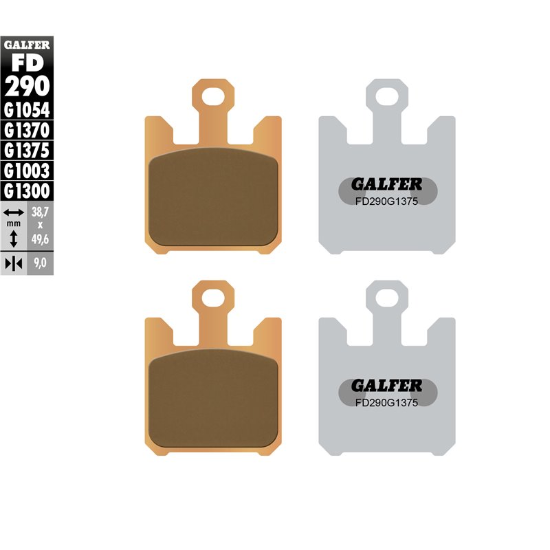 Pastillas freno Galfer FD290G1375