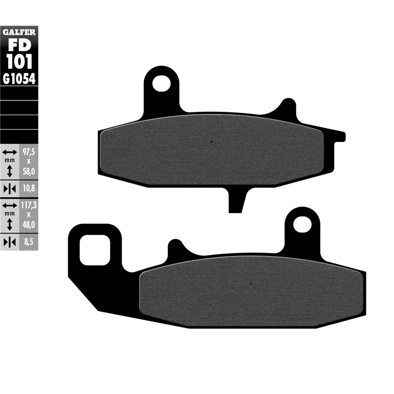 Pastillas freno Galfer FD101G1054