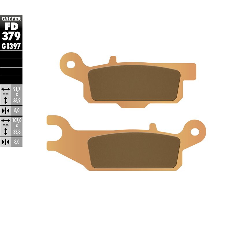 Pastillas freno Galfer FD379G1397