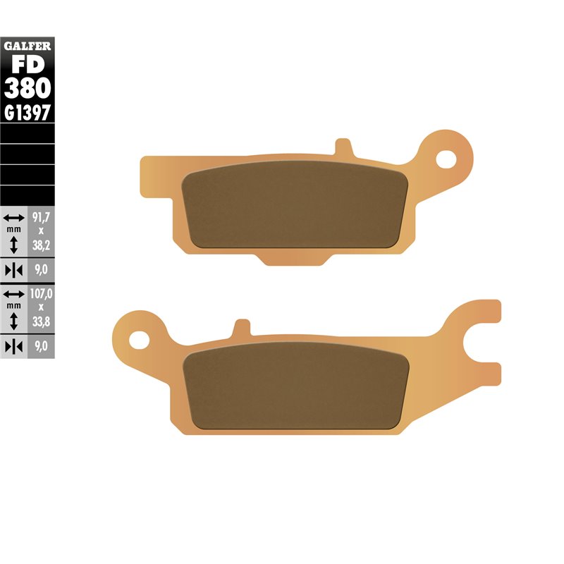 Pastillas freno Galfer FD380G1397