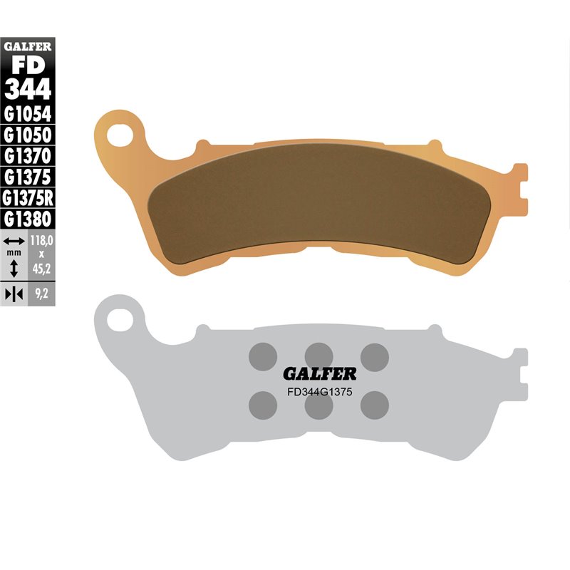 Pastillas freno Galfer FD344G1375