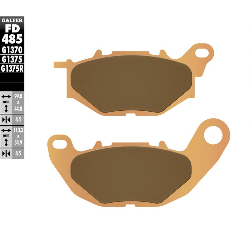 Pastillas freno Galfer FD485G1370