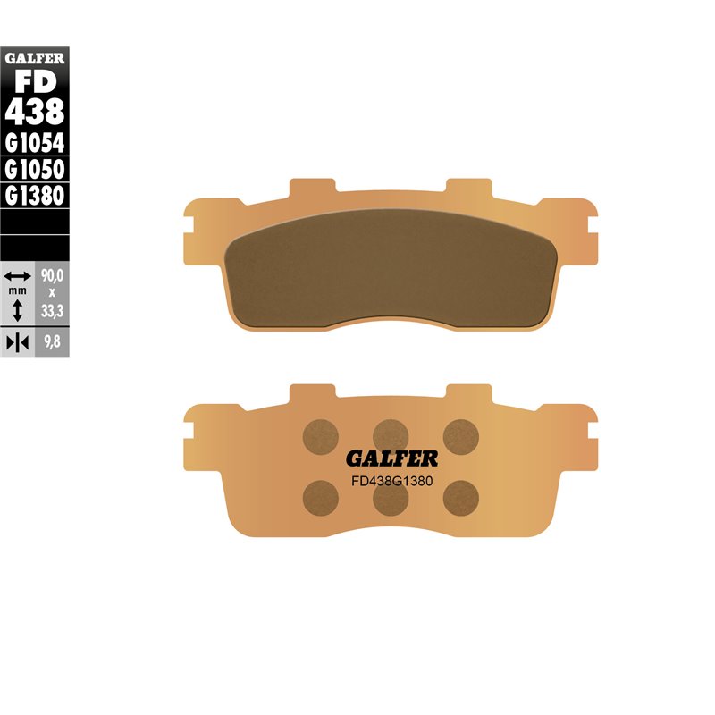 Pastillas freno Galfer FD438G1380