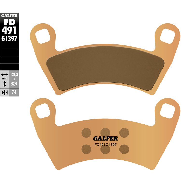 Pastillas freno Galfer FD491G1397