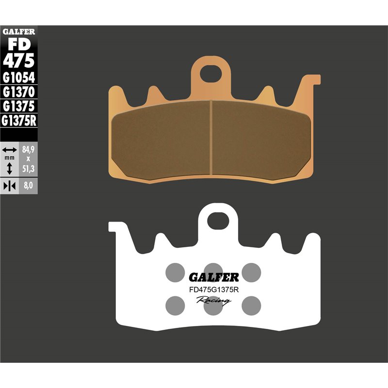 Pastillas freno Galfer FD475G1375R