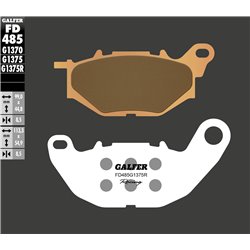 Pastillas freno Galfer FD485G1375R