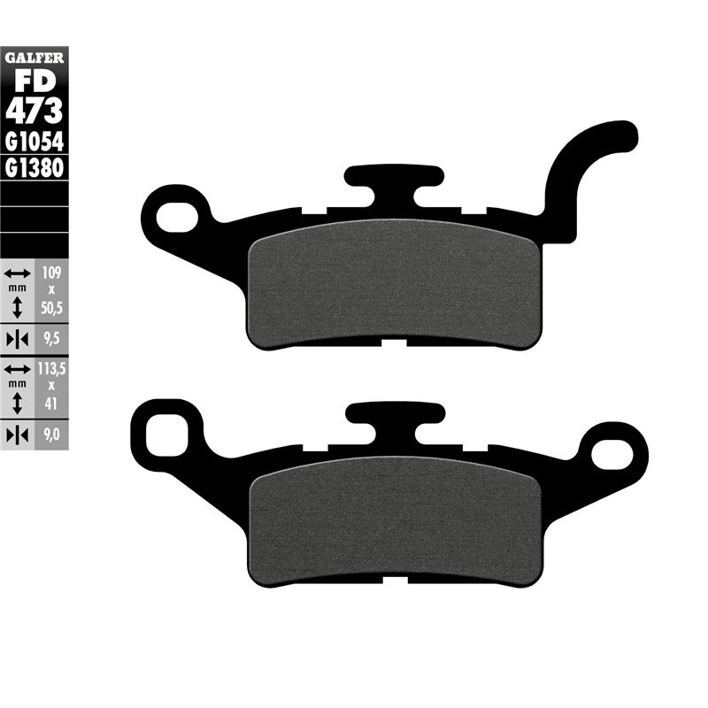 Pastillas freno Galfer FD473G1054