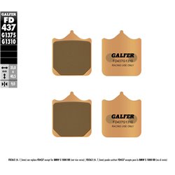 Pastillas freno Galfer FD437G1310