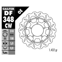DISCO GALFER DF348CW