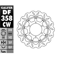 DISCO GALFER DF358CW