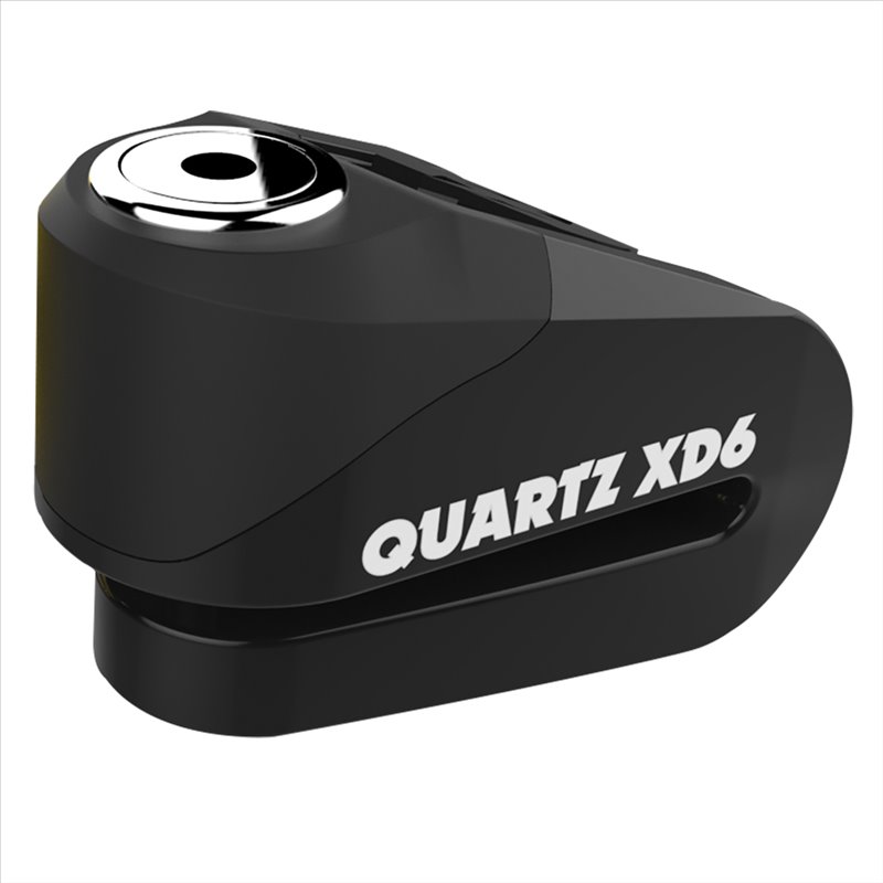 Candado de disco Oxford Quartz XD6 (pin de 6 mm) Negro