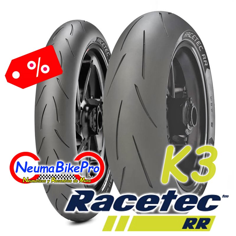RACETEC RR K3 120/70ZR17 58W + 190/55ZR17 75W